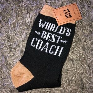 World’s Best Coach Socks, New With Tags